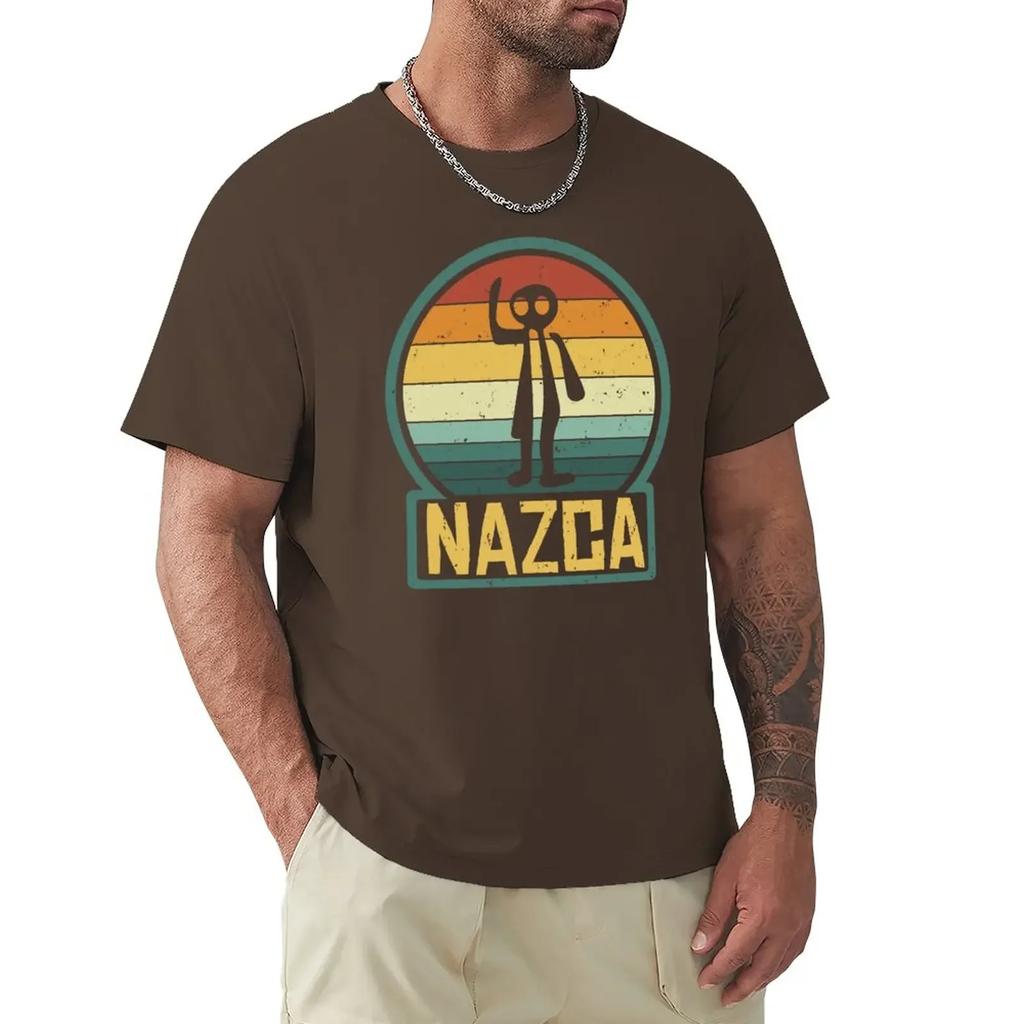 Nazca Lines Astronaut SpaceUnisex Archeology Peru Desert Alien UFO Ancient Astronaut Theorist TShirt