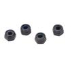 4PCS Aluminum Alloy M4 Locking Nut Antislip 4mm Locknut for Arrma for Senton 1 10 RC Car