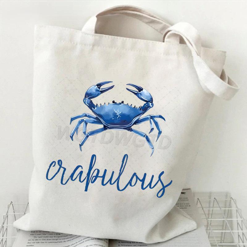 Ocean Animal Trend Shoulder Bag Daily Versatile Commuter Student Tutoring Bag