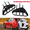 ABS Carbon Fiber Přední Boční Větrací Kryt Lišta Blatníku Pasuje Na Kia stinger 2018-2023