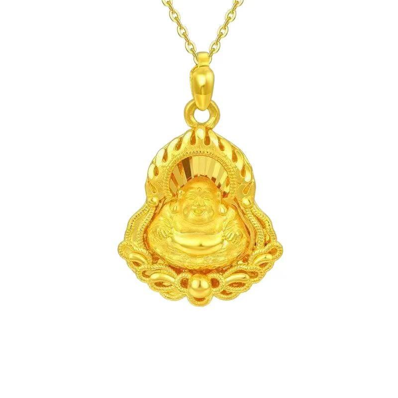 Hot Selling Smiling Maitreya Buddha Pendant Necklace - Lucky Versatile Accessory Gift