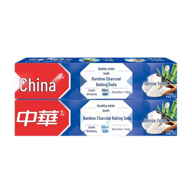 

Zhonghua Healthy White Bamboo Charcoal & Baking Soda Toothpaste