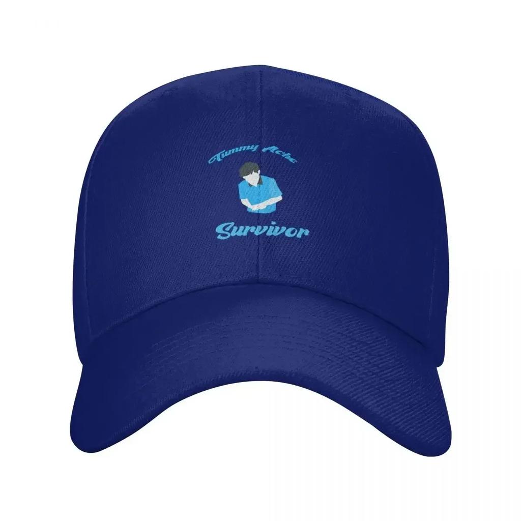 Tummy Ache Survivor Funny Tummy Ache Survivor Gift For Mom Dad Brother Sister Family Baseball Cap Hood Male Womens
