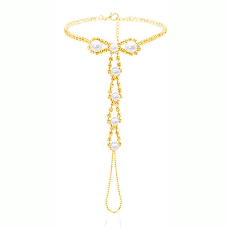 Bohemian Rhinestone Summer Beach Anklet Jewelry