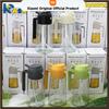 Xiaomi Pulvérisateur d'huile en verre 2 en 1 500 ml, bouteille de pulvérisation d'huile, réservoir d'huile, barbecue, cuisine, pâtisserie, barbecue, pique-nique, outils de cuisine pour les entreprises