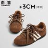 Women S Vintage Cowhide German Training Sneakers Casual Racing Shoes