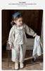 Korean-Style Spring Jacket & Pant Set for Girls (1-3 Years)