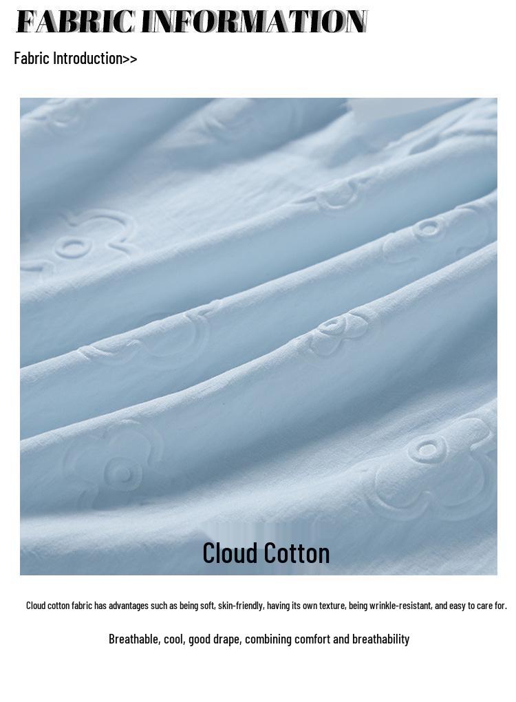 Plus Size Women's Pajamas with Bra Pads - 2026 Summer Cloud Cotton Anti-Bump Design