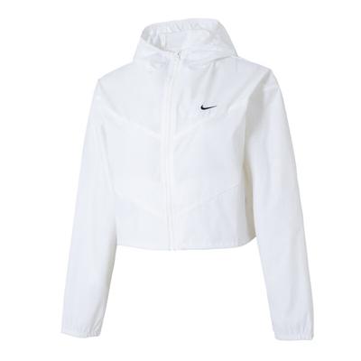 Windrunner Running Training Windproof Casual Hooded Jacket Women Jacket White HJ1183100