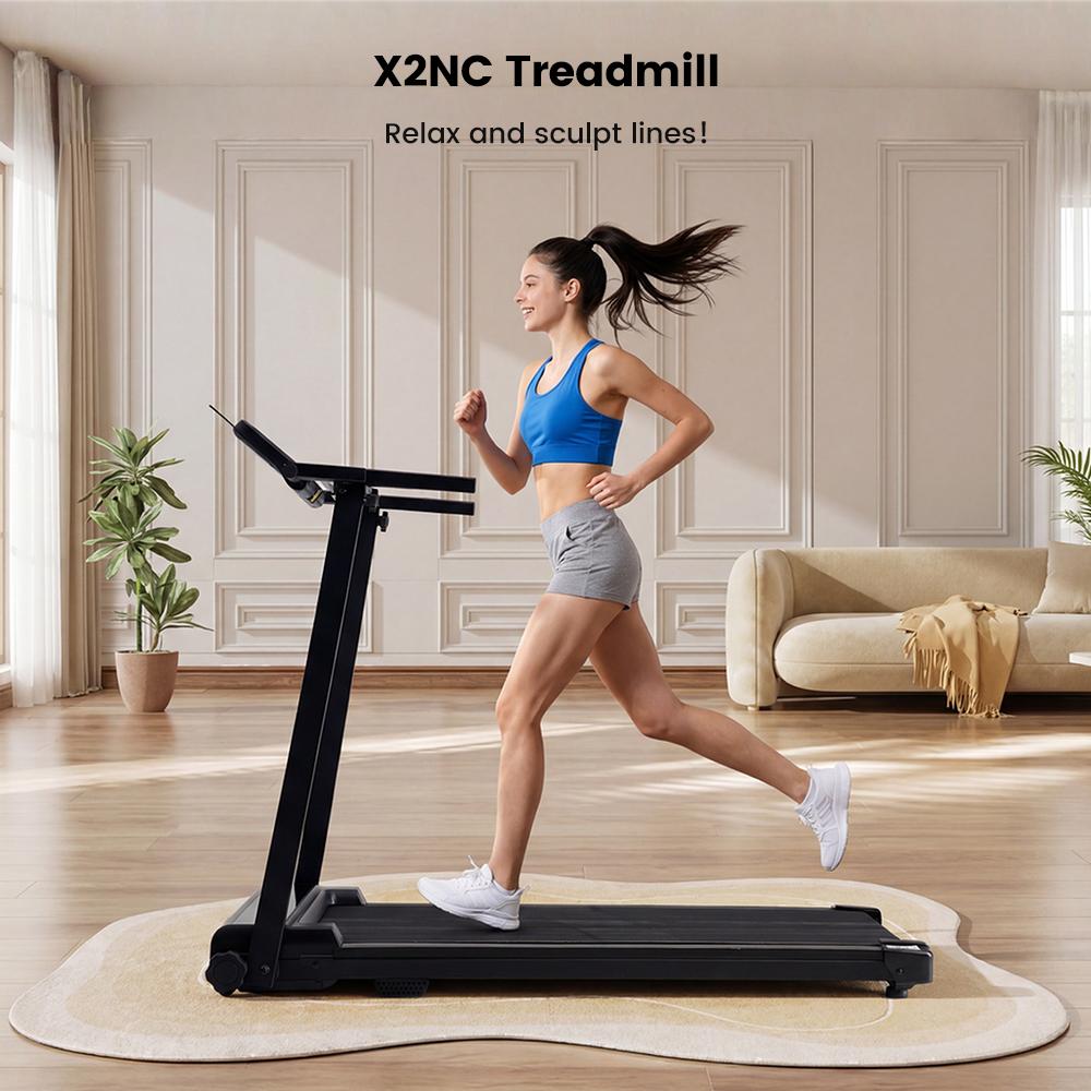 Formil X2NC Folding Treadmill with FitShow APP Manual Incline 1–12KM/H Running Machine LED Display Home Fitness Treadmill