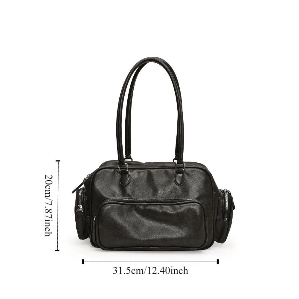 Tote Storage PU Handbag Shoulder Pouch Messenger Bag Fashion PU Leather Shoulder Bag Women