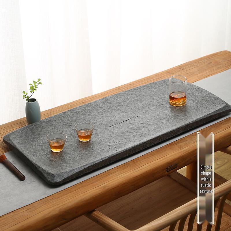 Handun Natural Black Slate Tea Tray