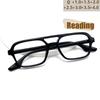 New Retro Double Beam Reading Glasses Fashionable Anti-blue Light Reading Glasses Men's High-definition Reading Glasses