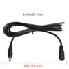 DC4.0x1.7mm Male Female Connection Cable for LED Strips Surveillanced Cameras Power Extension Cable