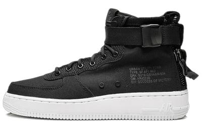 SF Air Force 1 Mid Black Anthracite White GS AJ0424-004