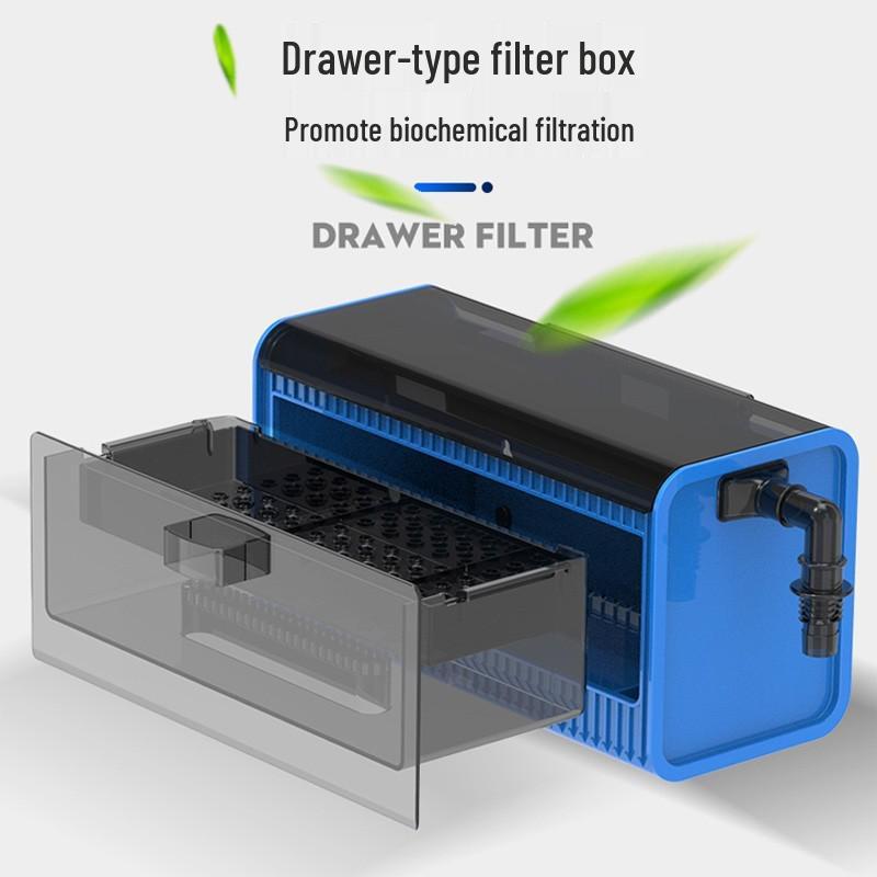 Top Filter System for Small Fish and Turtle Tanks: Purifies, Circulates, and Filters Water