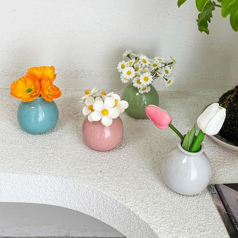 Ins Style Decorative Ornament Office Desktop Home Room Decoration Bedroom Living Room TV Cabinet Small Vase