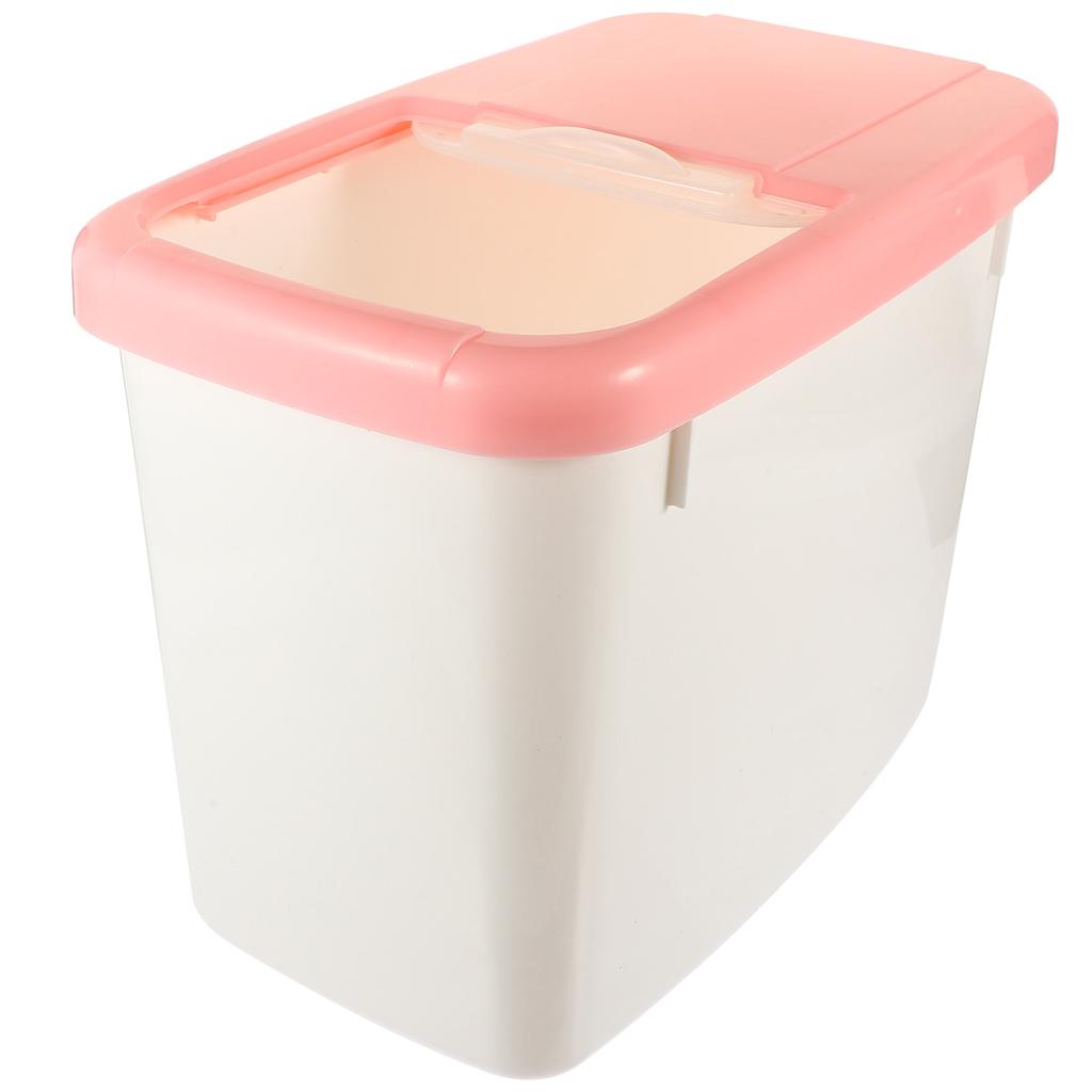 10Kg Rice Storage Bin Thickened Plastic Rice Bucket Moisture Proof Sealed Grain Container Food Grade Storage Box for Beans Flour