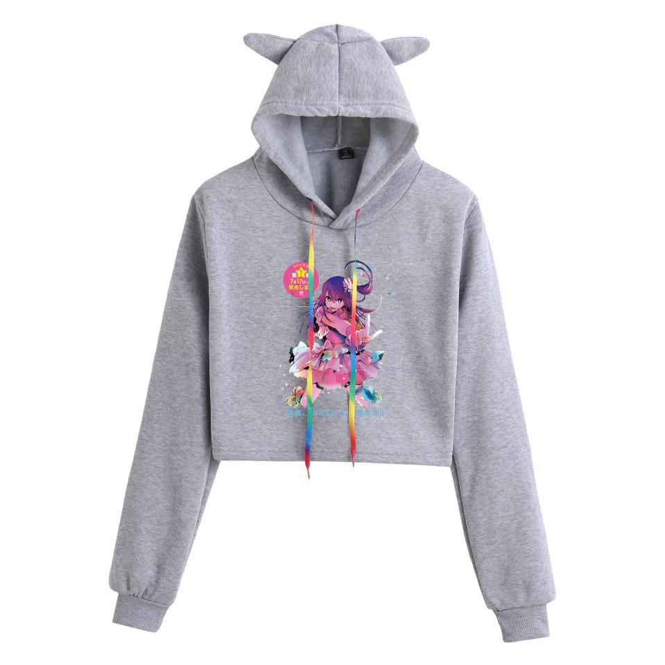 2023 Oshi No Ko Starry Child Cat Ear Anime Hoodie
