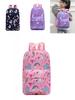 Cute Nylon Unicorn School Backpack For Girls Fashionable Print And Durable