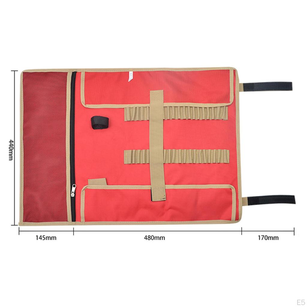 Folding Tent Stake Pouch Accessories Organizer Oxford Cloth for Rope