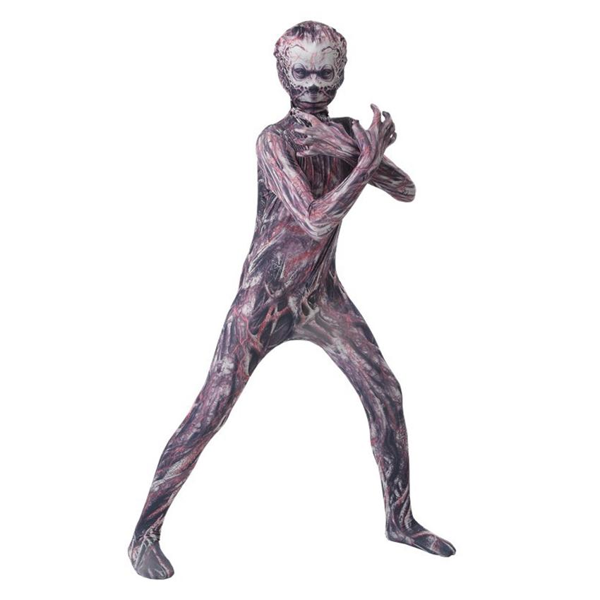 Fantasy Mask Disguise Festival Fancy Party Dress Scary Vecna Cosplay Anime Jumpsuits Ropa Halloween Costumes for Kids