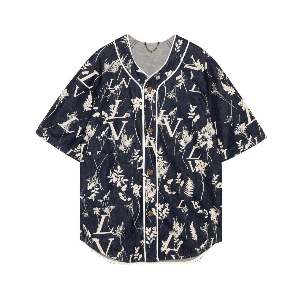 Louis Vuitton 2010s Lv Leaf Shirt 1A7XFN