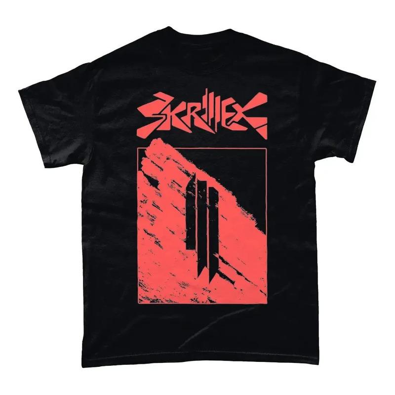 Футболка Skrillex Edm Черная Разных Размеров S, 5XL, Бесплатно, S разноцветный