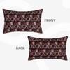 Liv Morgan Rectangle Pillowcase Cushion Cover Decorative Bedroom Bed Home Comfort Throw Pillow