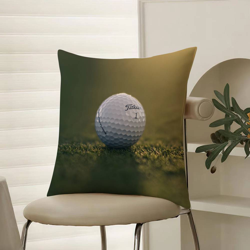 Popular Golf Sports T-TitleistS-Famous Pillow Case Comfort Sofa Bed Silky elegant Invisible zipper Decorative cushion cover