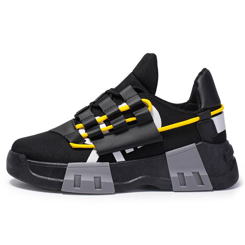 

2025 Весна Новые Дышащие Мужские Повседневные Туфли Студенческие Универсальные Дорожные Папа Спортивные Туфли Кроссовки 41 чёрный