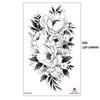 Black Butterfly Owl Sunflower Set Water Transfer Simulation Temporary Tattoo Sticker