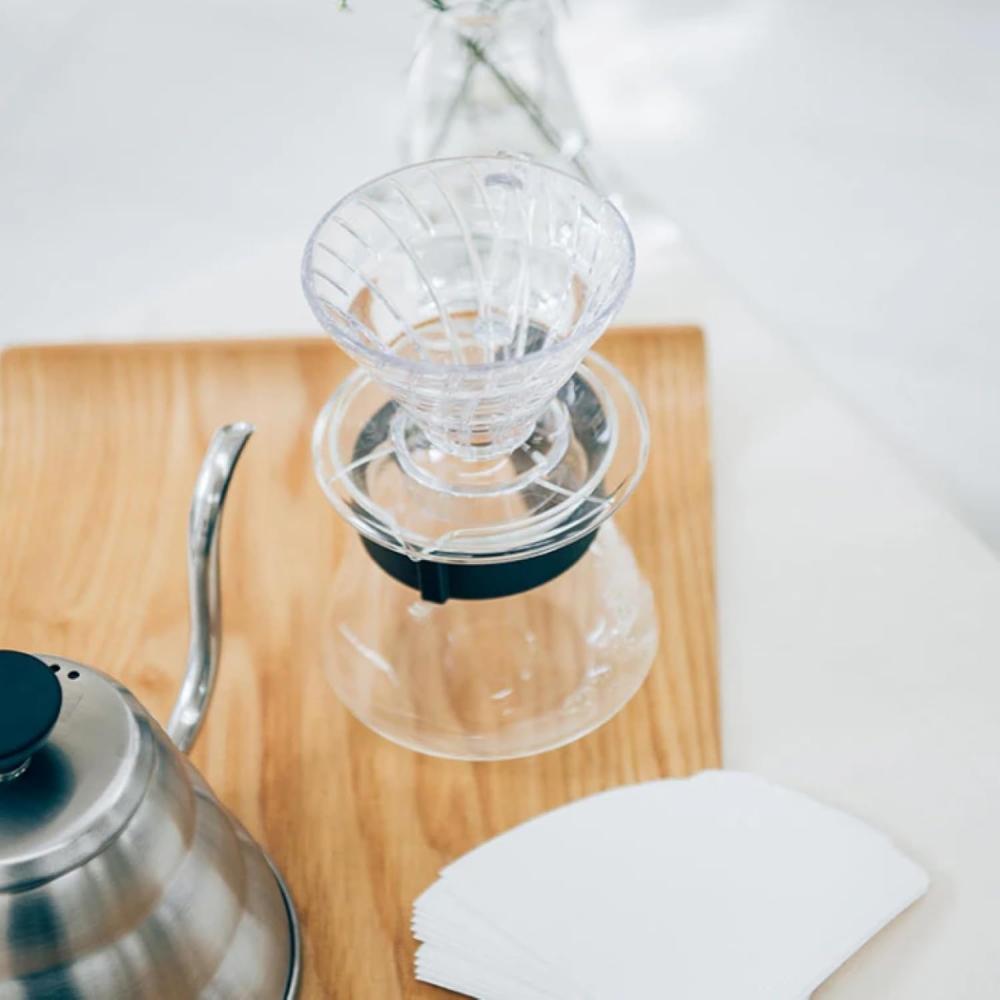 Hario V60 Transparenter Dripper 01 Klar Für 1 2 Tassen Kaffee Handaufguss Hergestellt in Jap