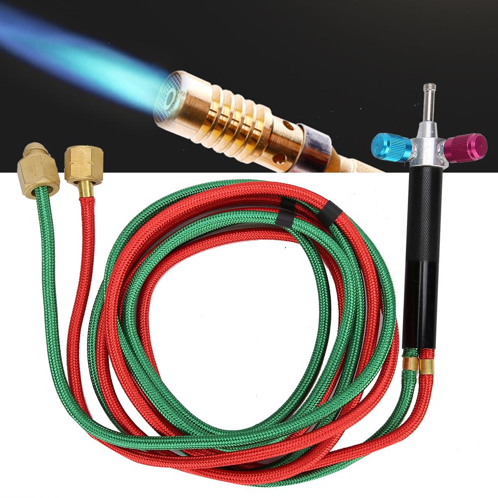 Oxygen Gas Torch Welding Soldering Gun with 5Pcs Replaceable Tips for Jewelry Processing (S)