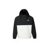 Casual Minimalist Color Block Hooded Loose Jacket Men Jacket Basic-Black Warm-Jade-White 152518602-2