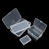 New Mini Plastic Box Rectangular Box Translucent Box Packing Box Storage Box Dustproof Durable Jewelry Storage Case Container