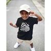 European Size Boys Round-neck Short-sleeved T-shirt with Cartoon Animals and Unique English Patterns