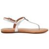 UGG Sandali Donna in Pelle a Fascia Singola Argento 1118516-SLVM