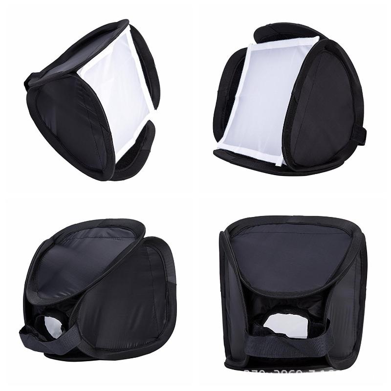 Foldable Flash Diffuser Softbox Universal Professional Photography Mini Photo Diffuser Soft Light Box For Camera