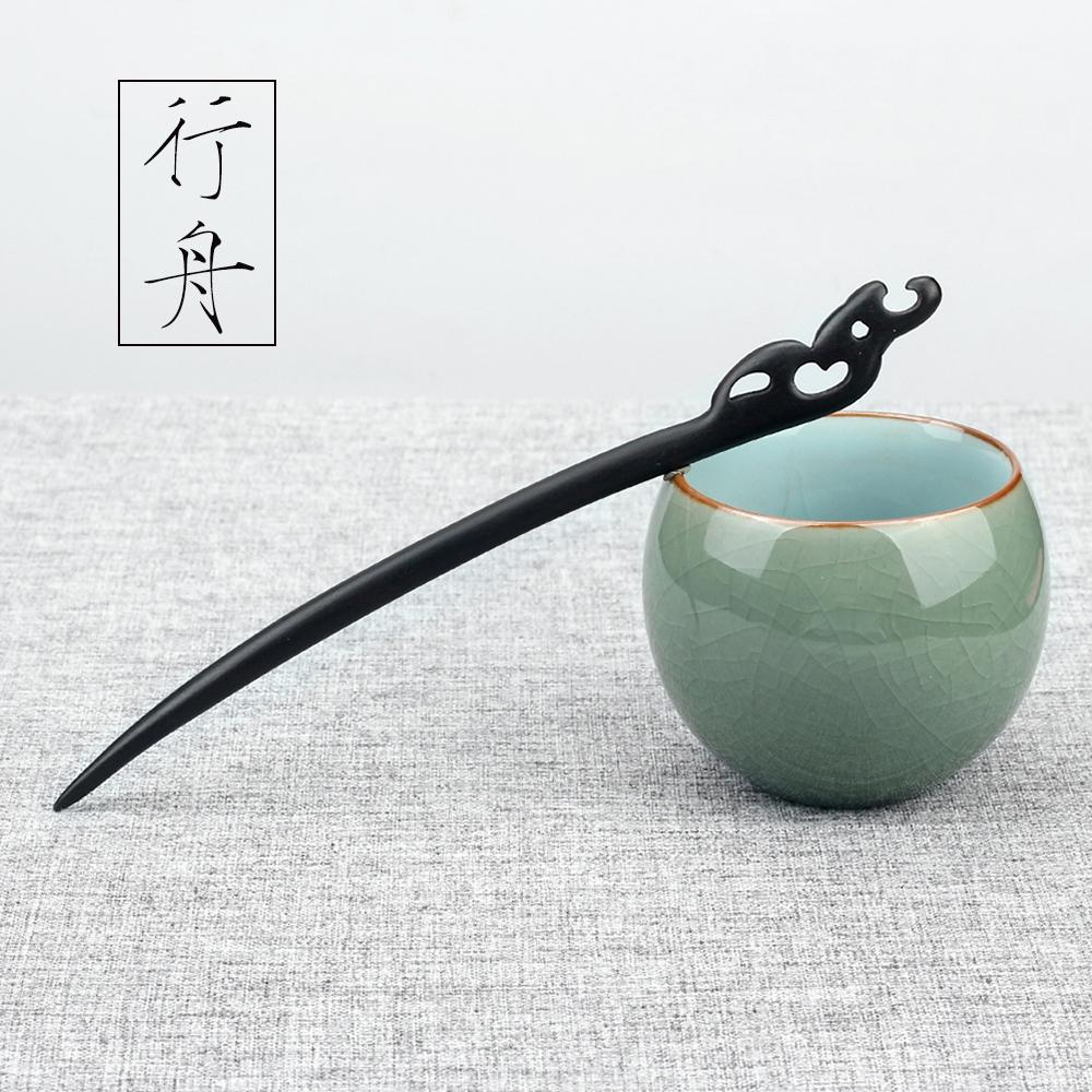 47Style Retro Sandalwood Hair Clip Hairpin Chinese Ancient Carved Wooden Chopstick Hair Stick Cosplay Party Headwear Accessories