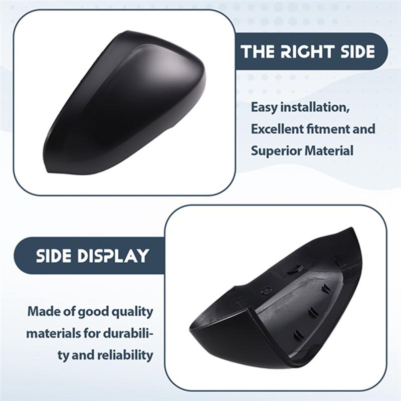 A16P-Car Front Door Rearview Mirror Shell Housing Cover Undercoat For Volvo S80 S60 V70 V40 2011-2018 Part Numbers 31322276 3132