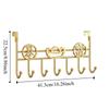 Punch-Free Door Storage Hook Space Saving Hanging Storage Rack Organizer Rack  Wall Hanger