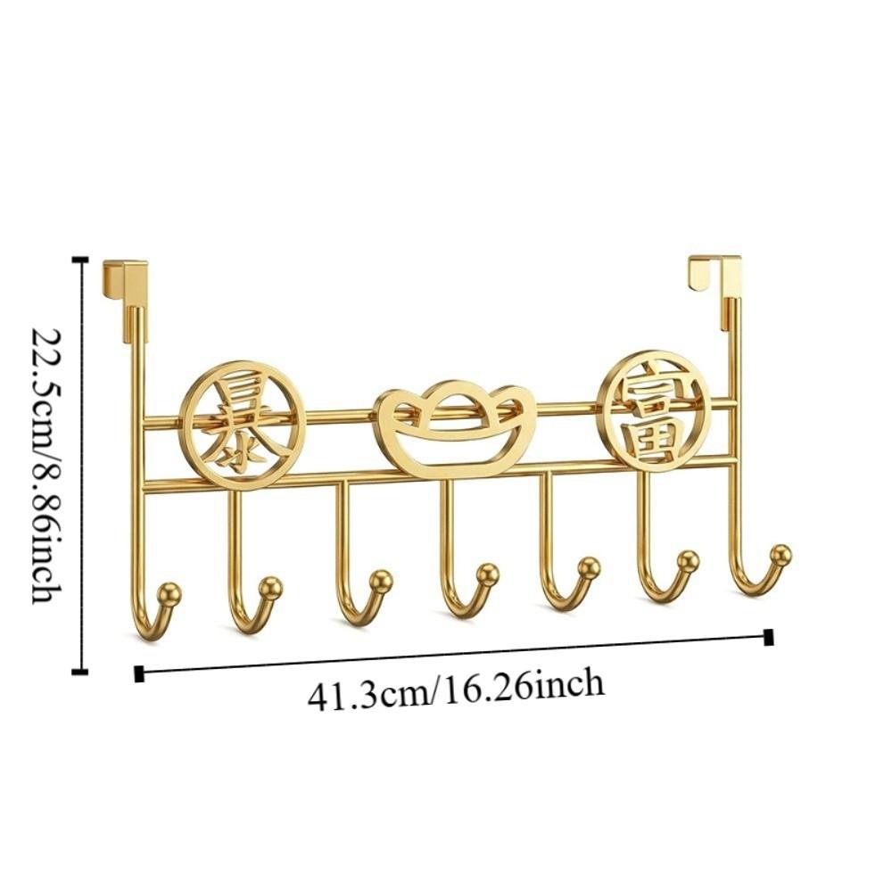 Punch-Free Door Storage Hook Space Saving Hanging Storage Rack Organizer Rack  Wall Hanger