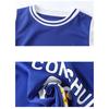 Children's Basketball Jersey Set Boys Girls Dry Fit Mesh Summer Sports Wear Short Sleeve Kids Clothing Athletic Outfit