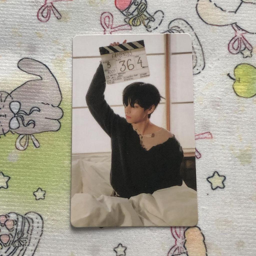[USED] BTS FRIENDS JPFC Purchase Bonus Lottery V Taehyung Trading Card