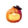Halloween Pumpkin Candle for Holiday Decor and Party Supplies