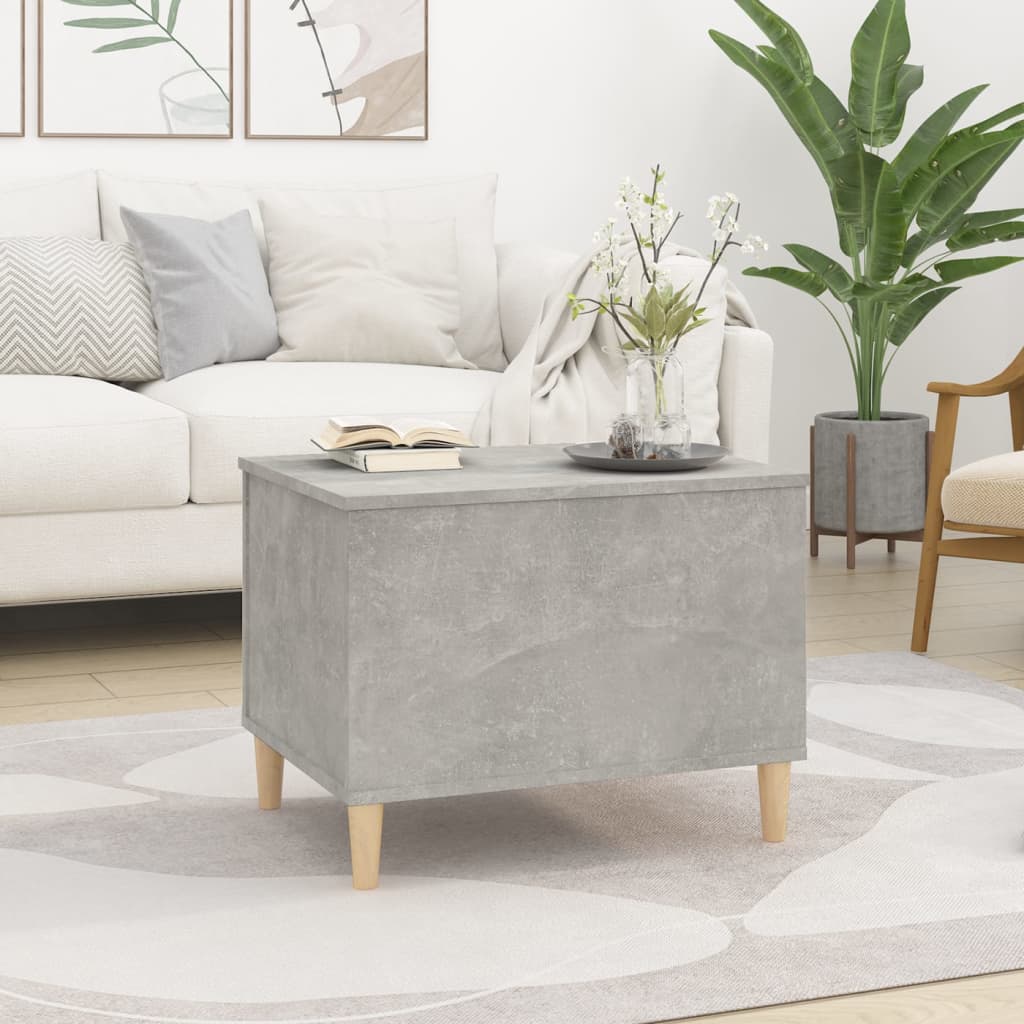  Coffee Table, Concrete Grey, 60x44.5x45 Cm