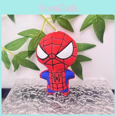 Marvel Avengers Spider-man Plush Toy Soft Keychain With Iron Man And Hulk Designs For Kids