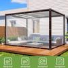 Tear Resistant Plastic Sheeting With Rustproof Grommets Tear Resistant  Waterproofing Solution Suitable For Home Gardens
