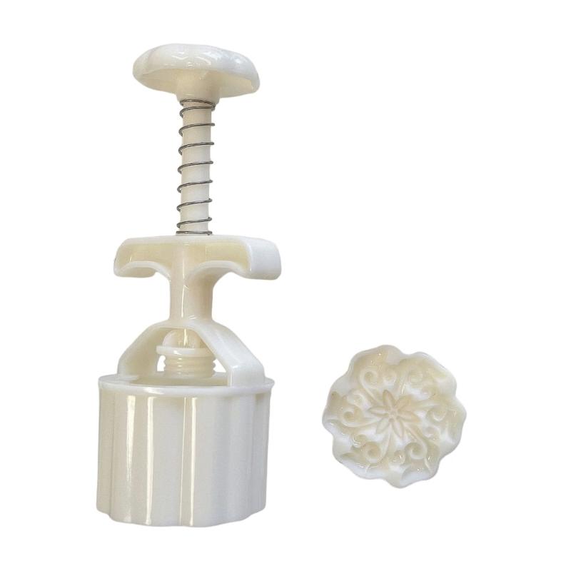 

Flower Pattern Moon Cake Press Molds Cookie Stamp Chinese MidAutumn Moon Cake Maker Decorating Tool for Making Cookie 1